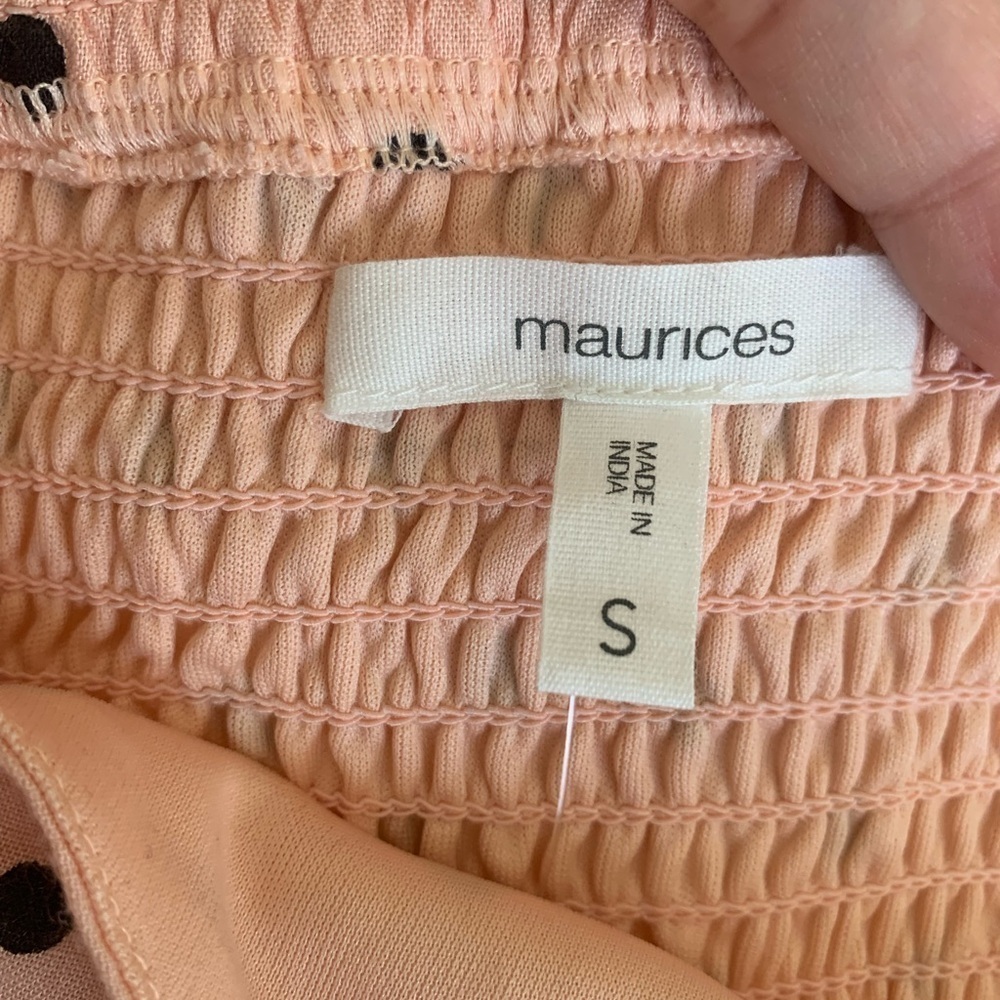 Maurices Dress Size Small Color Melon and Black - Picture 5 of 8